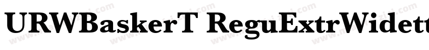 URWBaskerT ReguExtrWidettf字体转换